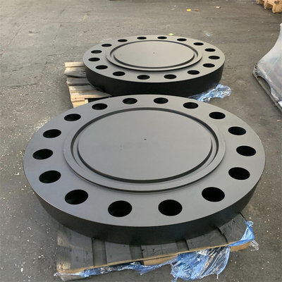 DIN Tri Clamp Threaded Blind Flange ASTM A105N Baja Karbon Ditempa Dalam Stok