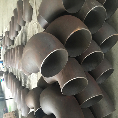 ANSI B16.25 Butt Welded Pipe Fittings Sch 140 CS Black Iron Pipe 90 Derajat Tikungan