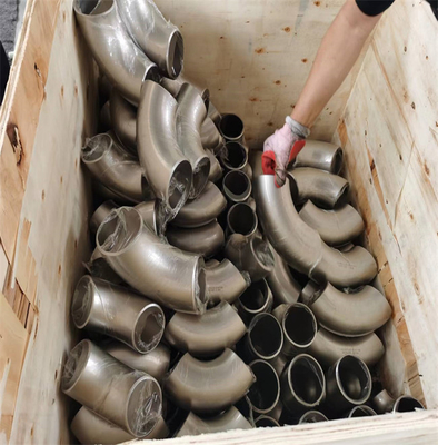 316L 180 Derajat Panjang Radius Siku 90 Derajat Pipa Fitting Profesional