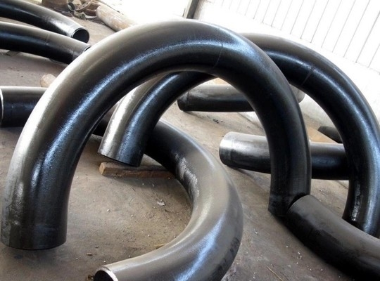 STD 2D 180 Derajat Pipa Baja Siku ASTM Butt Weld DN15 Forged Carbon Steel Pipe Fittings