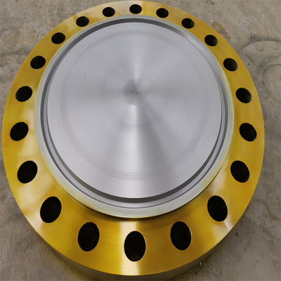 DIN Tri Clamp Threaded Blind Flange ASTM A105N Baja Karbon Ditempa Dalam Stok