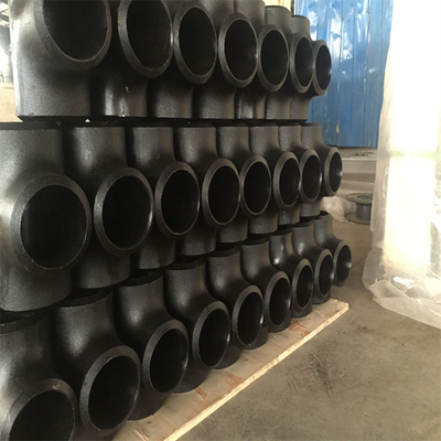 ANSI B16.9 Tee Baja Karbon 150LB 4 X 2 inci Sch 40 Reducing Tee