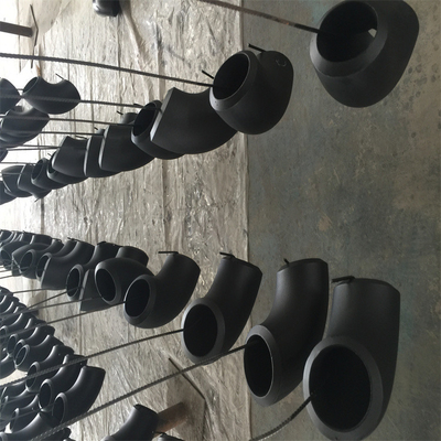ANSI B16.9 Flanged Reducing Elbow Sanitary Butt Welded Carbon Steel 90 Derajat
