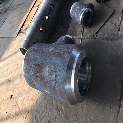 Peralatan Pipa Equal Tee ASTM A234 WPB Butt Weld Reducing Tee Disesuaikan