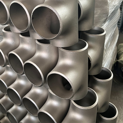 EN1092-1 Tee Baja Karbon 20mm / A355 Welded Reducing Tee Untuk Peralatan Pipa