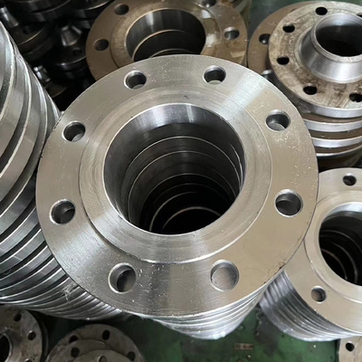 Sanitary 4 Inch Threaded Flange 300lbs PN40 Fitting Pipa Baja Lunak Untuk Pipa Drainase