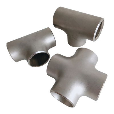ANSI B16.9 SS Reducing Tee SCH40S Butt Weld Berakhir 19mm Stainless Steel Tube Fittings