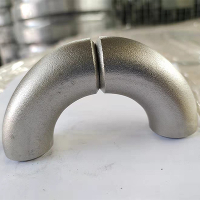Pipa Baja Galvanis Bulat JIS Siku Mulus Sch 40 Radius Panjang Diameter Besar