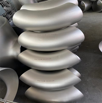 DN15 BS Carbon Steel Buttweld Fittings Sama 45 Derajat 24 Inch 90 Derajat Siku