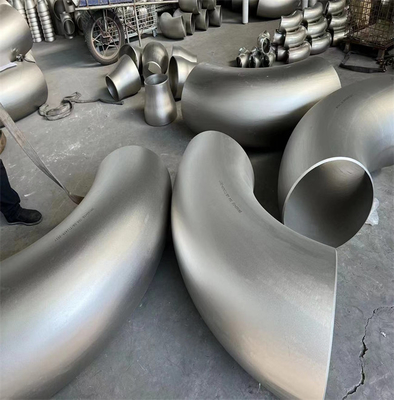 Sch 40 ASME B16.9 Fitting Pipa Baja Karbon STD MS 1.5D Radius Panjang 90 Siku
