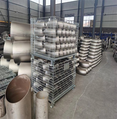 Butt Weld 90 Derajat Pipa Baja Fitting DN15 JIS B2313 Baja Karbon Mulus