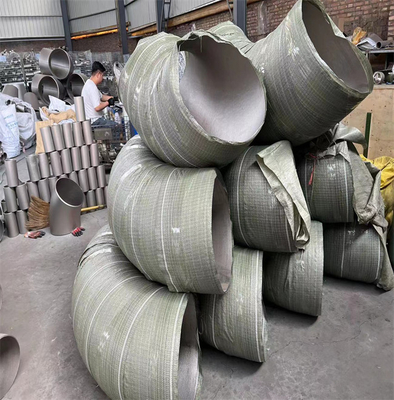 316L 180 Derajat Panjang Radius Siku 90 Derajat Pipa Fitting Profesional