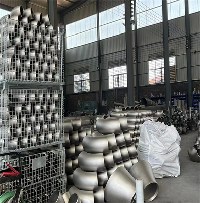 316L 180 Derajat Panjang Radius Siku 90 Derajat Pipa Fitting Profesional