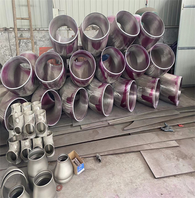 ASME API5L 90 Derajat Baja Karbon Siku Sch40 DN 15 1/2 &quot;- 48&quot;