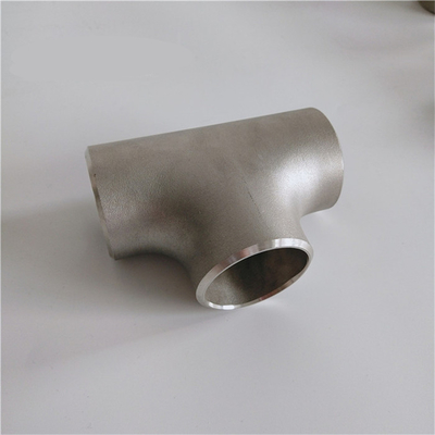 ASME B16.9 DN50 Carbon Steel Tee Seamless ASTM A234 WPB Pemasangan Pipa Tee Sama