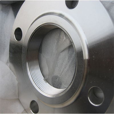 ANSI Forged Stainless Steel Threaded Pipe Flange Class 150LB TP316L Untuk Jalur Pipa