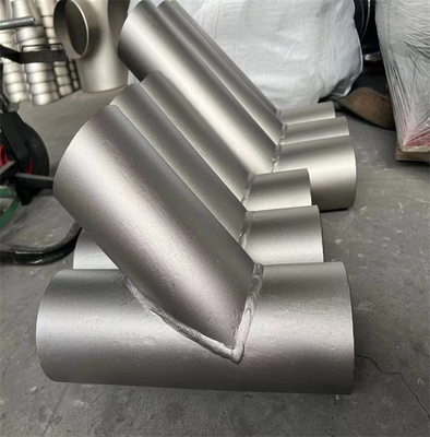 DIN DN 15 Tee Baja Karbon Setara ASTM A234 WPB Sch 80 Butt Weld Reducing Tee