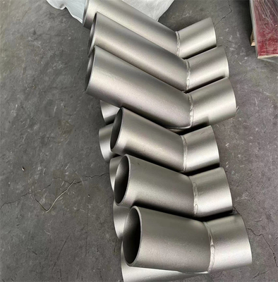 Astm A234 Wp5 Sch 160 Pipa Baja Karbon Tee Butt Weld Mengurangi Mulus