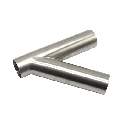 JIS XXS Pipa Baja Tekanan Tinggi Fitting 45 Derajat Y Cabang Pipa Fitting Lateral Tee