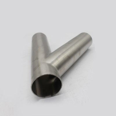 JIS XXS Pipa Baja Tekanan Tinggi Fitting 45 Derajat Y Cabang Pipa Fitting Lateral Tee