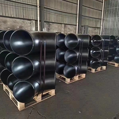 Ansi B16.9 SCH5S Siku Pipa Fitting Baja Karbon Butt Dilas 90 Derajat