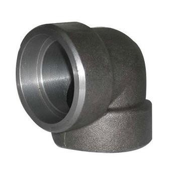 Ansi B16.11 Fitting Pipa Baja Karbon Ditempa 45 Derajat 90 Derajat Soket Las Siku