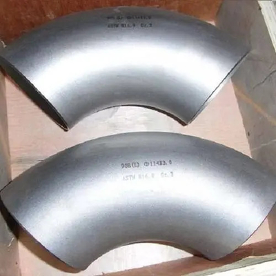 1 Inch 2 Inch Galvanis 90 Derajat Siku Butt Welding Permukaan Acar Stainless