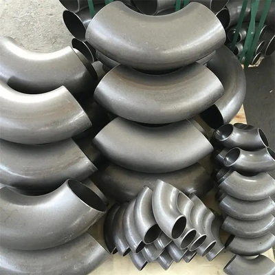 1 Inch 2 Inch Galvanis 90 Derajat Siku Butt Welding Permukaan Acar Stainless