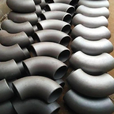 Sch 40 ASME B16.9 Fitting Pipa Baja Karbon STD MS 1.5D Radius Panjang 90 Siku
