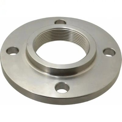 Penempaan A105N Mengangkat Wajah Baja Karbon NPT / BSPT Threaded Flange ASME B16.5